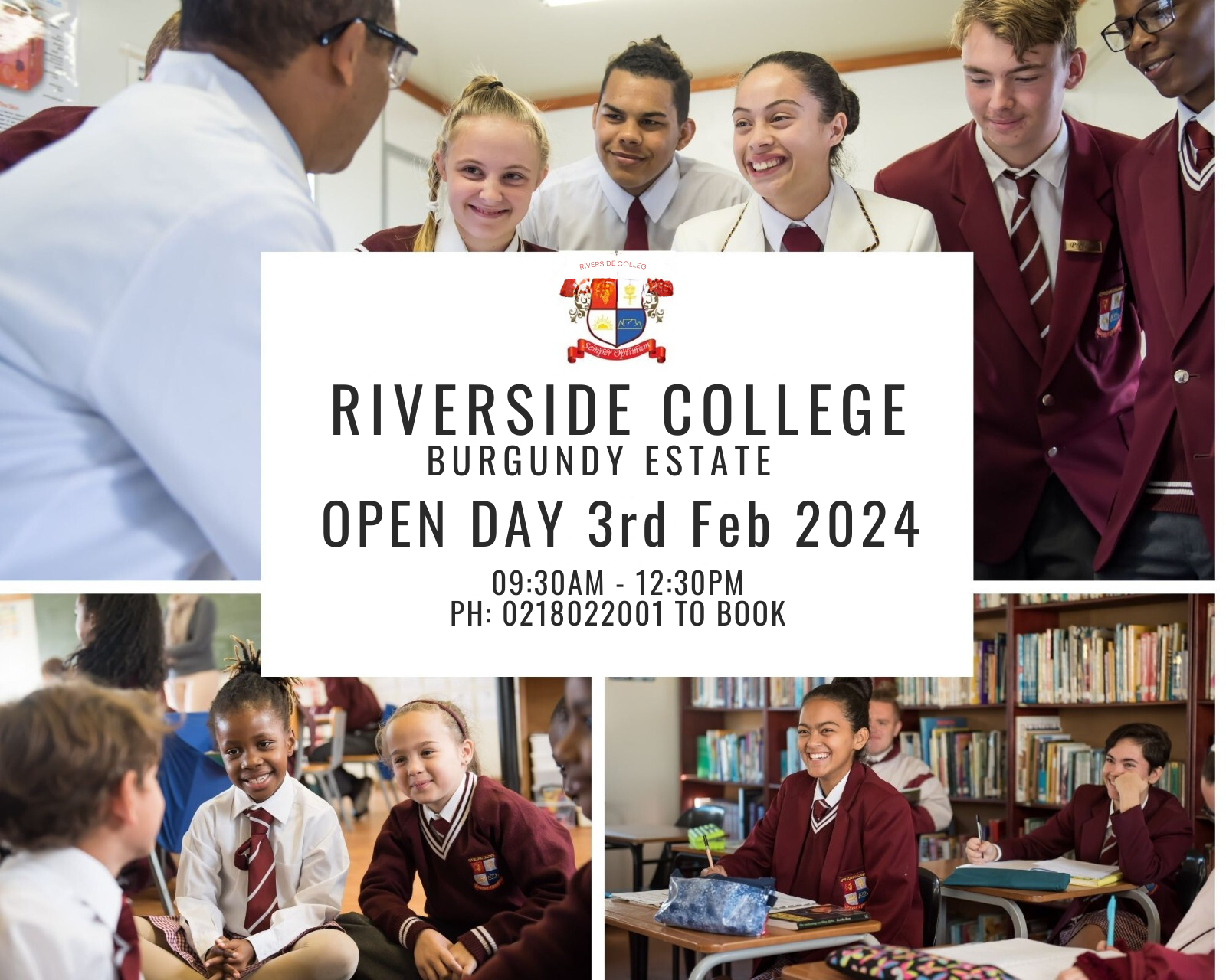 UPCOMING OPEN DAYS - NEXT 3rd FEBRUARY 2024! 1