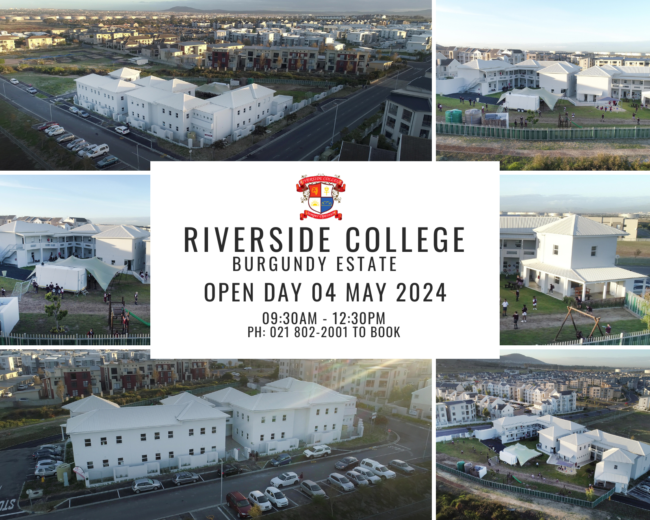 JOIN US! Riverside College Open Day 4th of May!